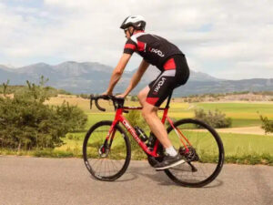 exemple de montage du Kit route sur un vélo de route