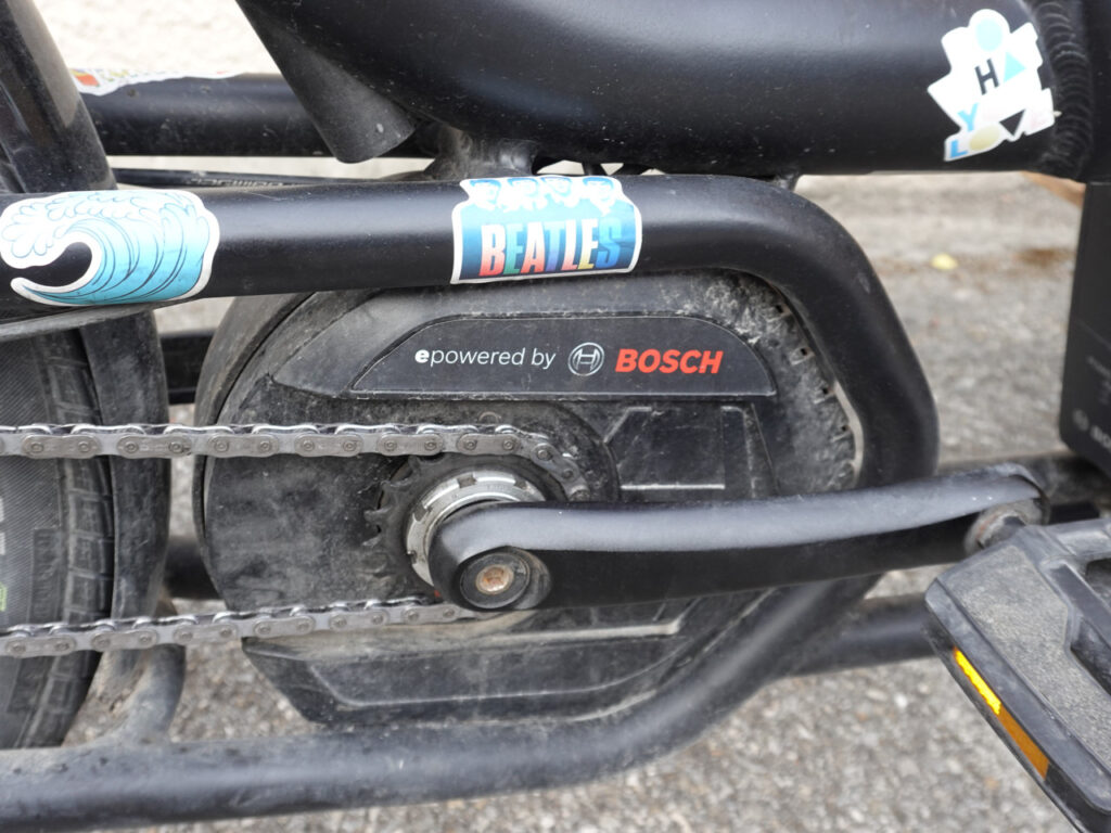 moteur Bosch Performance Line gen2 sur velo cargo Urban Arrow