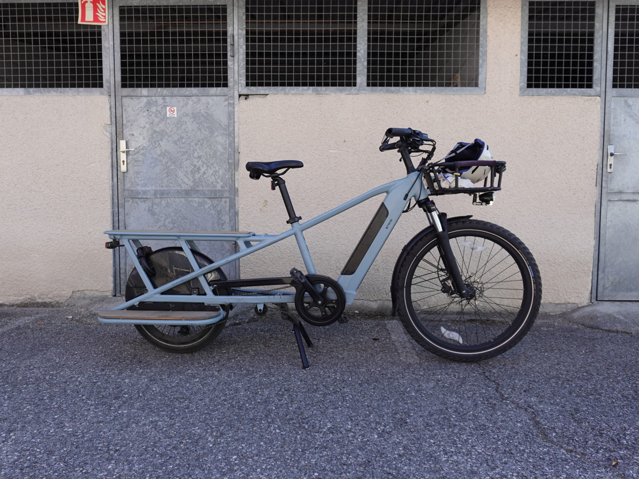 Vélo cargo longtail Décathlon R500e
